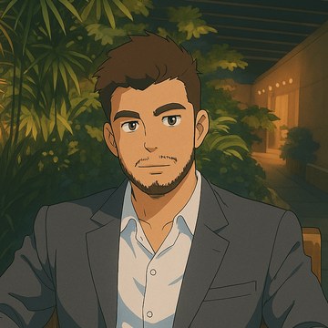 Illustrated portrait of Gabriel Lucas